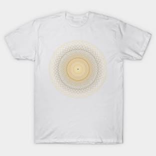 Mandala Golden Circles T-Shirt